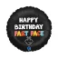 La mulți ani Fart Face Happy Birthday balon din folie 46 cm