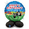 La mulți ani Controller Balon din folie cu suport Happy Birthday 41 cm