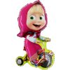 Masha și Ursul Biking balon din folie 99 cm