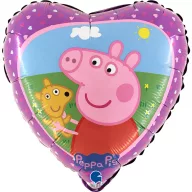 Purcelușa Peppa Teddy balon folie 46 cm