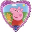 Purcelușa Peppa Teddy balon folie 46 cm