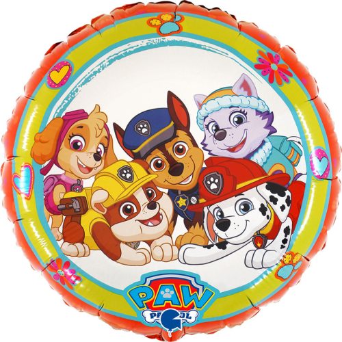 Patrula Cățelușilor Pawsome balon folie 46 cm