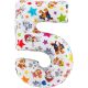 Patrula Cățelușilor Star Balon din folie cifra 5, 66 cm