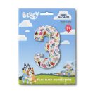Bluey Friends Balon folie cifra 3 66 cm