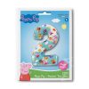 Purcelușa Peppa Blue Balon folie numărul 2 66 cm