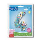 Purcelușa Peppa Blue Balon folie numărul 4, 66 cm