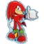 Sonic Ariciul Knuckles balon din folie 66 cm
