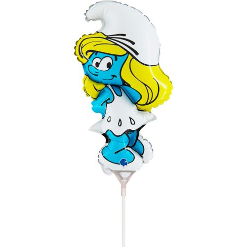 Strumfii Smurfette mini balon din folie 35 cm (WP)