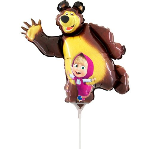 Masha și Ursul Smile mini balon din folie 35 cm (WP)