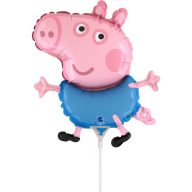 Purcelușa Peppa George mini balon din folie 35 cm (WP)