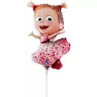 Masha și Ursul Pois Mini balon din folie 30 cm (WP)