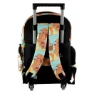 Kapibara Chill ghiozdan școlar premium pe roți, 42 cm