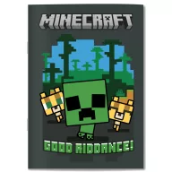 Minecraft Good Riddance Caiet cu linii B/5, 40 file
