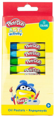 Play-Doh 12 culori cretă pastel de ulei