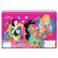   Prințesele Disney Spring Caiet de schițe spirală A/4, 30 pagini
