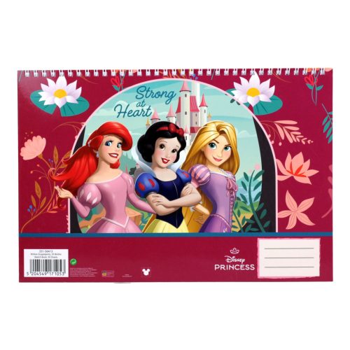 Prințesele Disney Strong Caiet de schițe spiral A/4, 30 de pagini