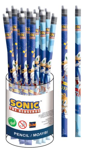 Sonic the Hedgehog HB Grafit creion cu radieră