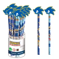 Sonic Ariciul Rush HB creion grafit cu radieră la capăt
