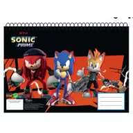   Sonic Ariciul Get Me A/4 Caiet de schițe spirală, 30 pagini