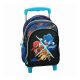 Sonic Ariciul Brawn rucsac pentru grădiniță cu roți, geantă 30 cm