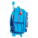 Sonic Ariciul Trio rucsac cu roți pentru grădiniță, geantă 30 cm