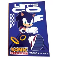   Sonic Ariciul Let's Go Caiet cu liniaturi B/5, 40 pagini