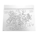 Sonic Ariciul Speedy Carnet de schițe spirală A/4 cu 40 de file și autocolante