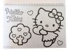 Hello Kitty Sweetheart Caiet de schițe spirală A/4 cu 40 de foi și autocolante