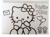 Hello Kitty Sweetheart Caiet de schițe spirală A/4 cu 40 de foi și autocolante