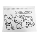 Hello Kitty World Carnet de schițe A/4 cu spiră, 40 de pagini cu abțibilduri