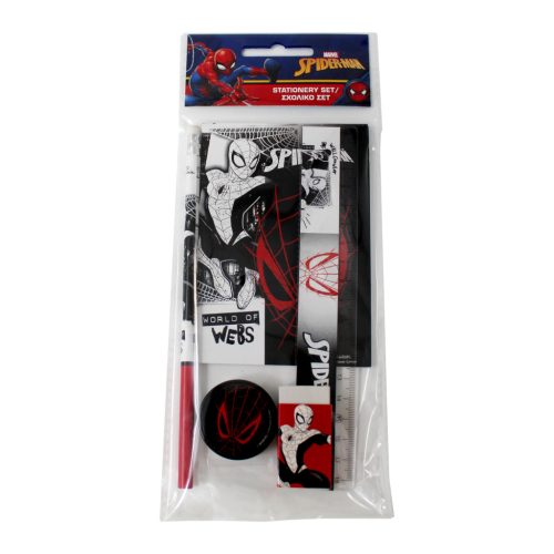 Omul Păianjen World of Webs set de articole de birou 5 buc