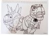 Omul Păianjen Spidey Dino-Webs Caiet de schițe A/4 cu spirală, 40 de pagini și autocolante