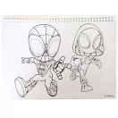 Omul Păianjen Spidey Dino-Webs Caiet de schițe A/4 cu spirală, 40 de pagini și autocolante