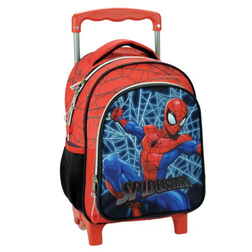 Omul Păianjen Frame rucsac cu roți pentru grădiniță, geantă 30 cm