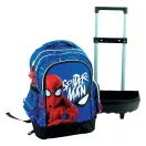 Omul Păianjen Evergreen rucsac școlar premium cu roți, 42 cm