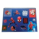 Omul Păianjen Miles Morales Carnet de schițe A/4 cu spirală, 40 de foi și autocolante