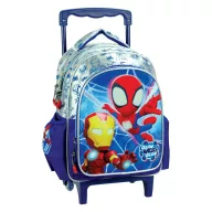   Omul Păianjen Spidey Glow Rucsac cu roți pentru grădiniță, geantă 30 cm