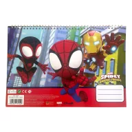  Omul Păianjen Spidey Web Carnet de schițe spiralat A/4 cu 40 de foi și autocolante