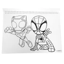Omul Păianjen Spidey Web Carnet de schițe spiralat A/4 cu 40 de foi și autocolante