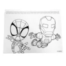 Omul Păianjen Spidey Web Carnet de schițe spiralat A/4 cu 40 de foi și autocolante