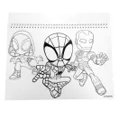 Omul Păianjen Spidey Web Carnet de schițe spiralat A/4 cu 40 de foi și autocolante
