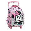 Disney Minnie  Pretty in Pink rucsac cu roți pentru grădiniță, geantă 30 cm