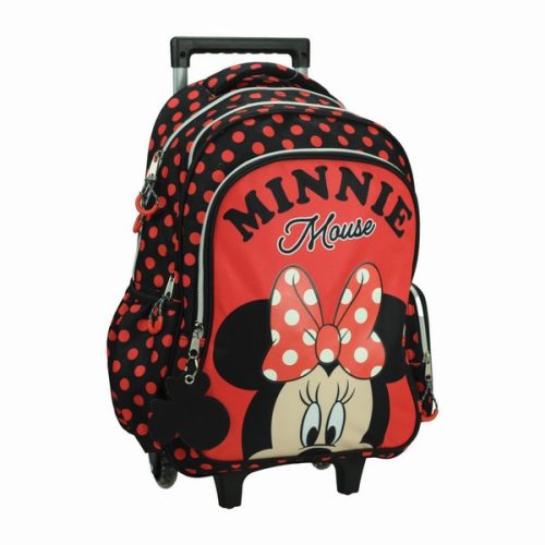 Disney Minnie Red Dots ghiozdan cu roți, geantă 46 cm