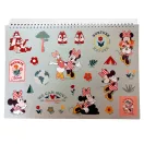 Disney Minnie Nomadic Spirit Caiet de schițe spiral A/4 cu 40 de foi și autocolante