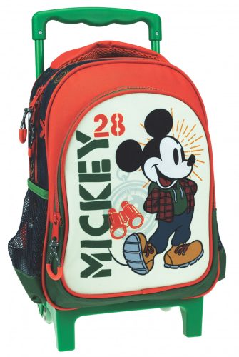 Disney Mickey rucsac pentru copii cu roți, geantă 30 cm