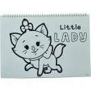 Disney Animals Carnet de schițe clasic A/4 spiral cu 40 foi și abțibilduri