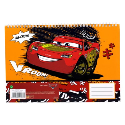 Disney Mașini Vroom Carnet de schițe spiral A/4, 30 de file