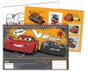 Disney Mașini Vroom Caiet de schițe spiral A/4 cu 40 pagini și autocolante