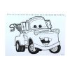 Disney Mașini Vroom Caiet de schițe spiral A/4 cu 40 pagini și autocolante