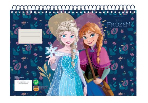 Disney Regatul de gheață Lead A/4 caiet de schițe cu spirală, 30 sheets